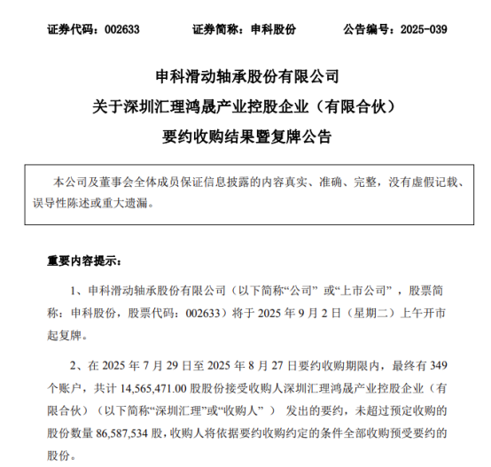 国内十大杠杆炒股平台 002633要约收购完成，国资入主稳了